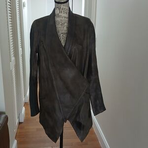 YIGAL AZROUEL LAMB ‎ LEATHER JACKET